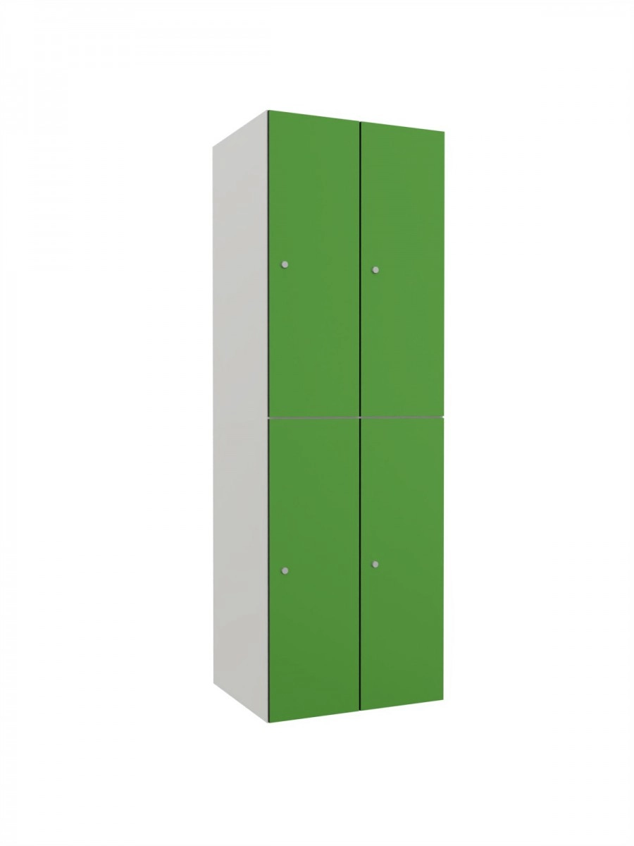 Metalen kasten met HPL