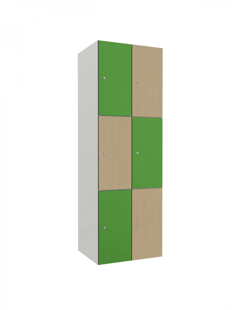 Modulaire metalen kast met HPL