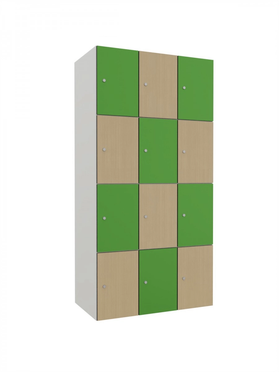 Modulaire metalen kast met HPL