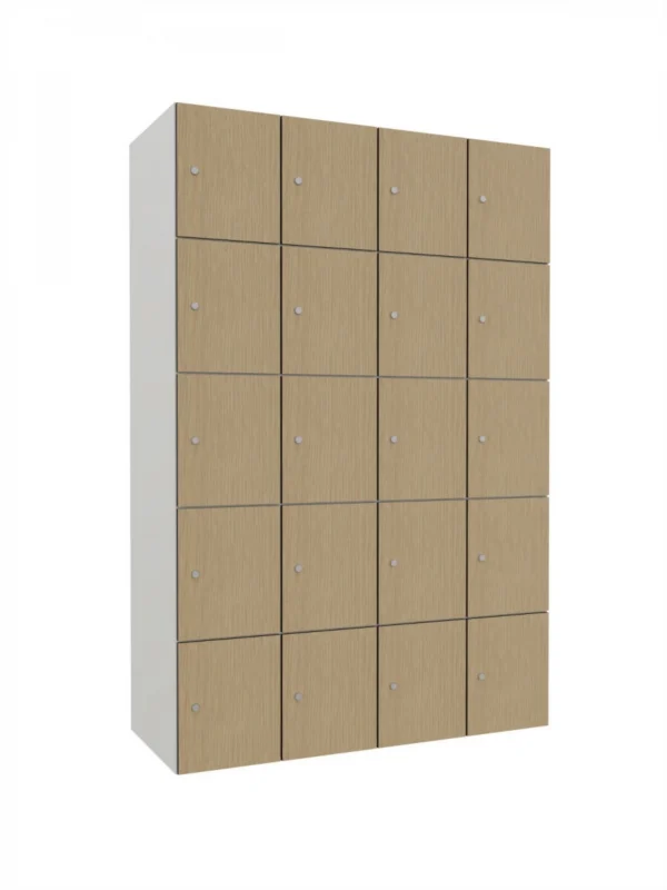 Metalen depositokast met HPL - Combo