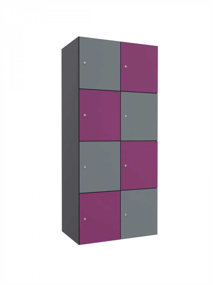 Modulaire metalen kast met HPL