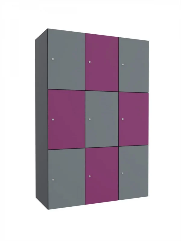 Modulaire metalen kast met HPL