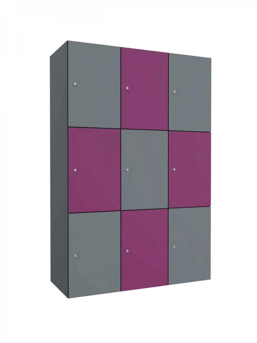 Modulaire metalen kast met HPL