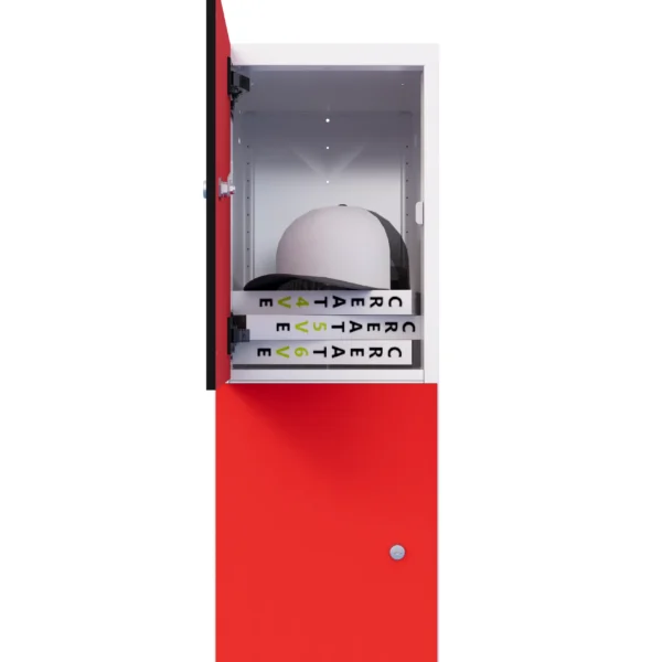 Modulaire metalen kast met HPL