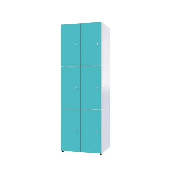 Modulaire metalen kast met HPL