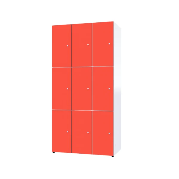 Modulaire metalen kast met HPL