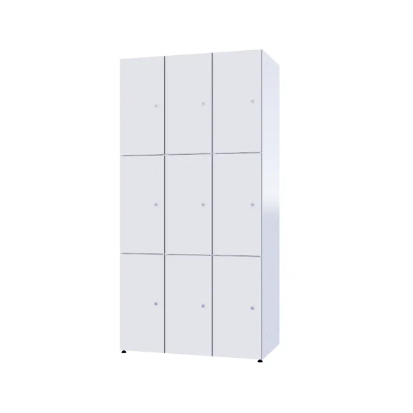 Modulaire metalen kast met HPL