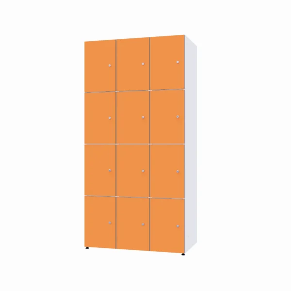 Modulaire metalen kast met HPL