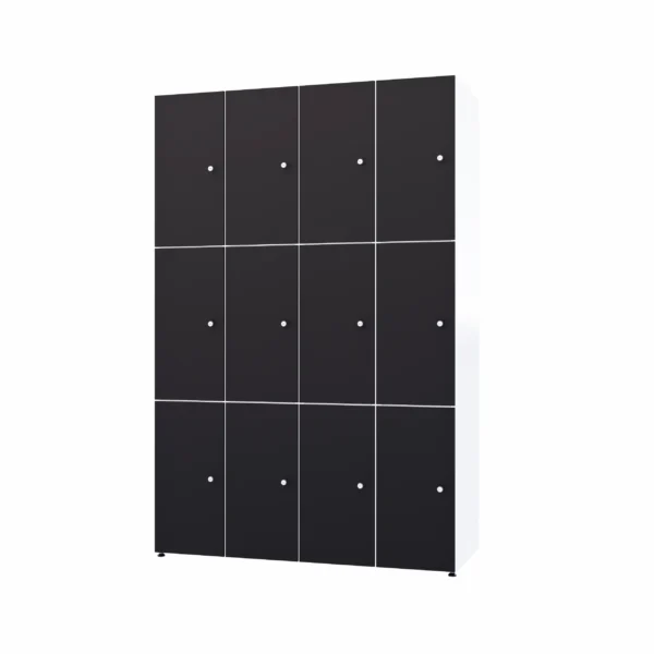 Modulaire metalen kast met HPL