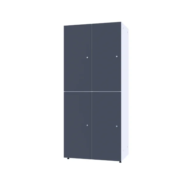 Modulaire metalen kast met HPL