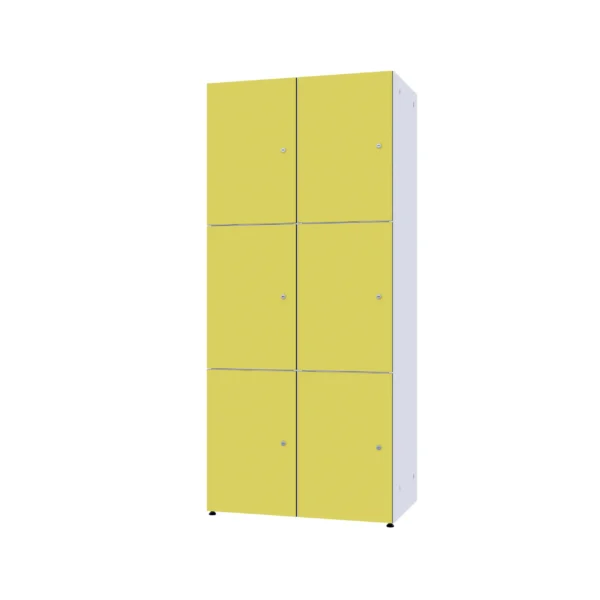 Modulaire metalen kast met HPL