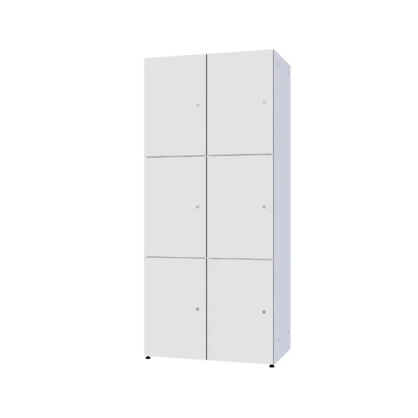 Modulaire metalen kast met HPL