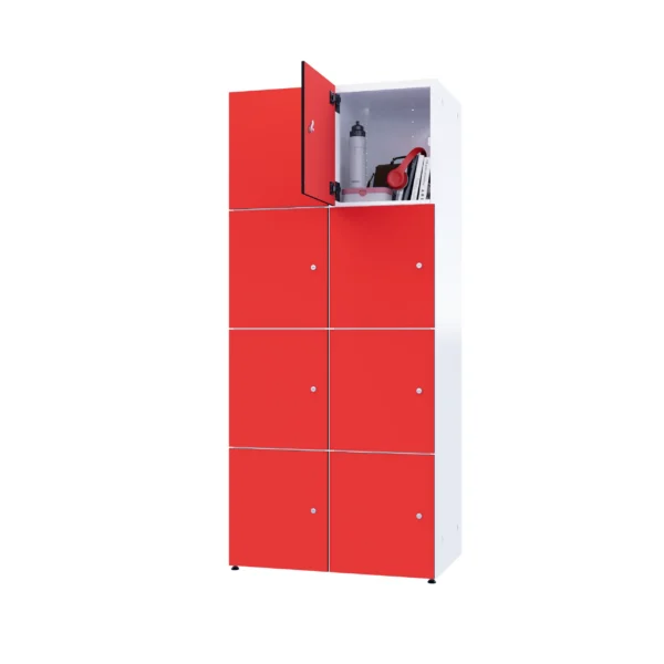 Modulaire metalen kast met HPL