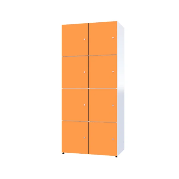Modulaire metalen kast met HPL