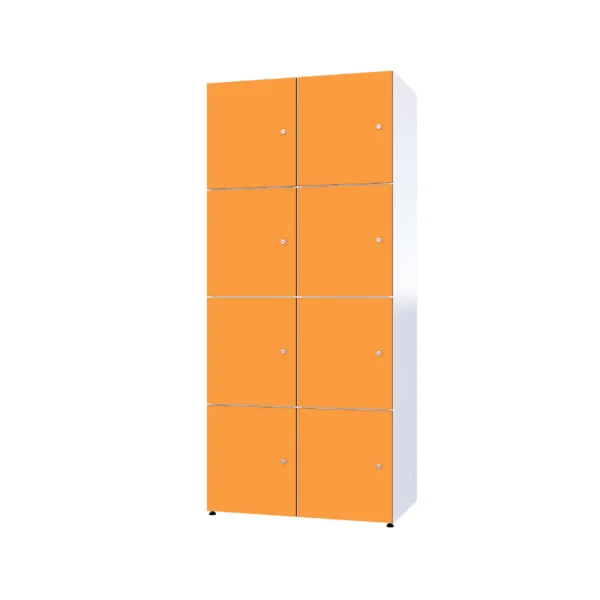 Modulaire metalen kast met HPL