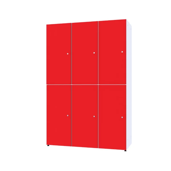 Modulaire metalen kast met HPL