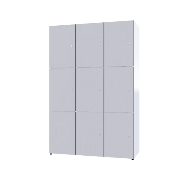 Modulaire metalen kast met HPL