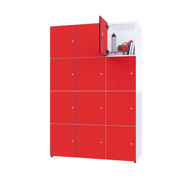 Modulaire metalen kast met HPL