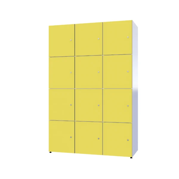 Modulaire metalen kast met HPL