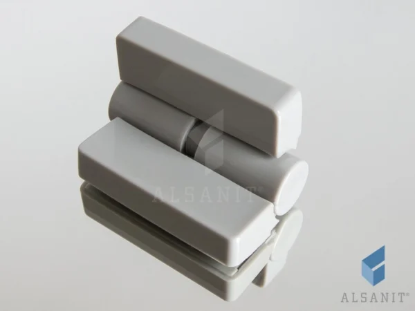Scharnier voor toiletcabines 10-28mm, grijs TAUCETI